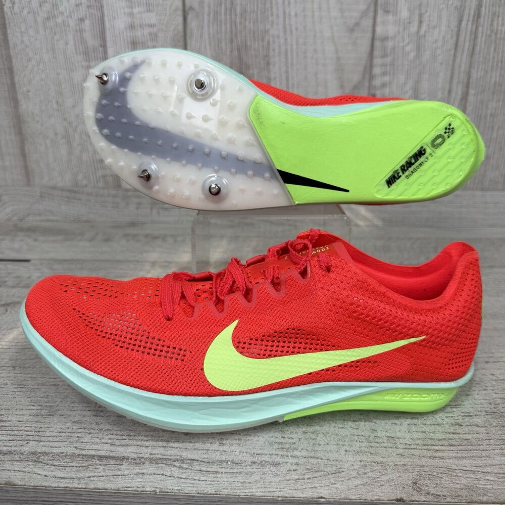 Nike ZoomX Dragonfly 2 Track Spikes Crimson Red Men’s Size 8.5 FD8413-600 New